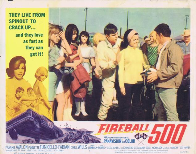 Fireball 500 1966 4 Orig 11x14 Lobby Cards 3678 Frankie
