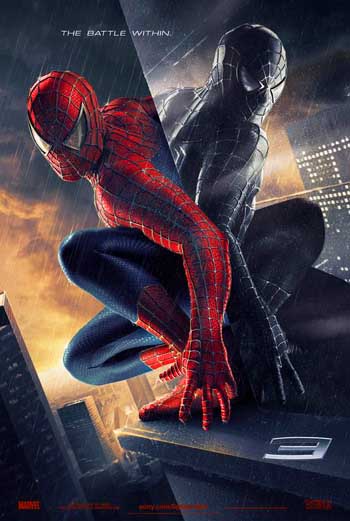 spiderman 3 movie poster. SPIDERMAN 3 movie poster-ORIG 27x40,glossy, 2-sided ADV | eBay