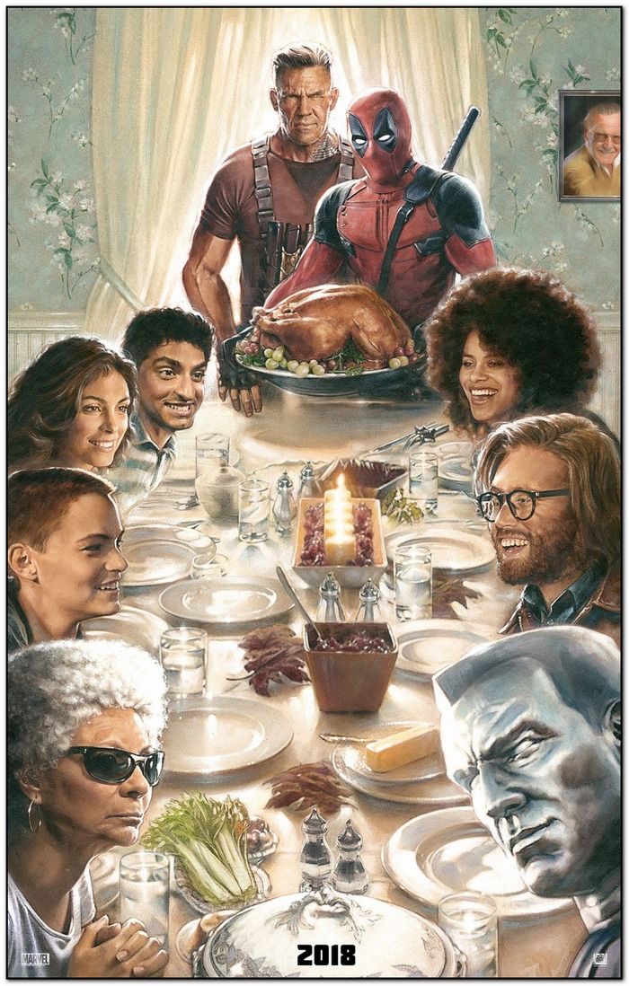 Deadpool 2 - 2018 - Advance Style B - Thanksgiving Table