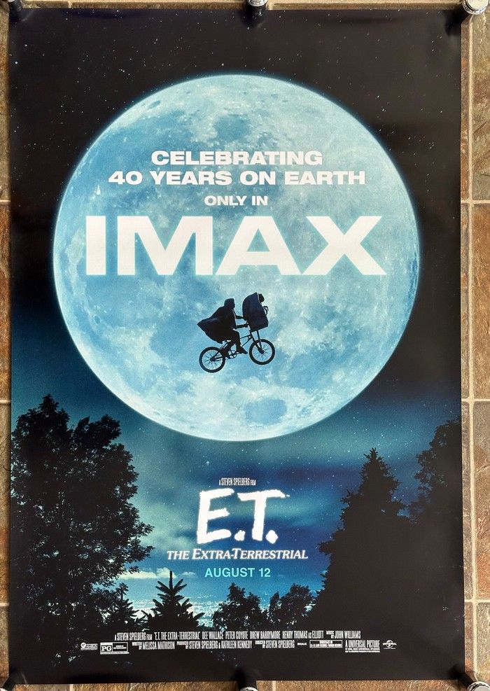 E.T. - 2022 - 40th Anniversary Poster - Imax Style