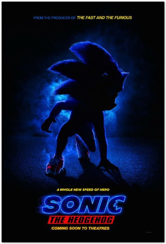 Sonic the Hedgehog 2020 Movie Poster - Official Art