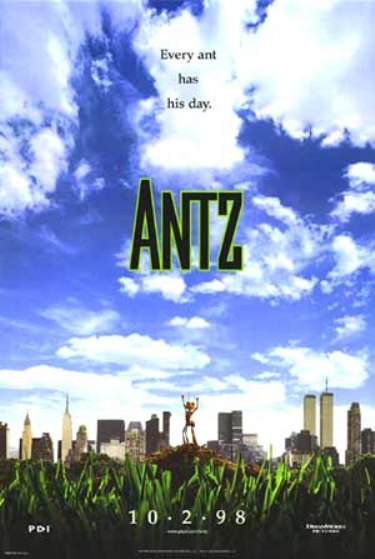 ANTZ - 1998 - Original 27x40 D/S movie poster - JENNIFER LOPEZ, WOODY ...